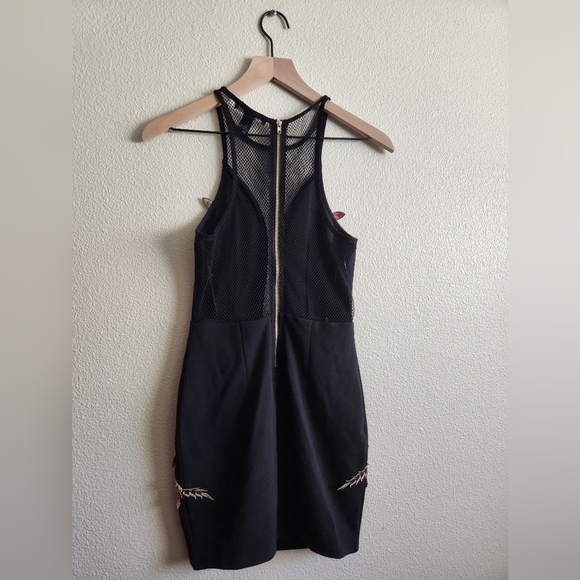 Forever21 Black Floral Sleeveless Dress - Picture 2 of 5